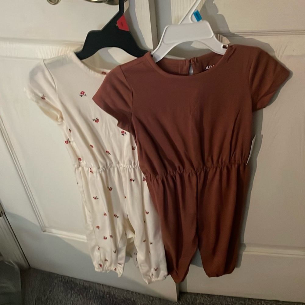 Set of two old navy rompers